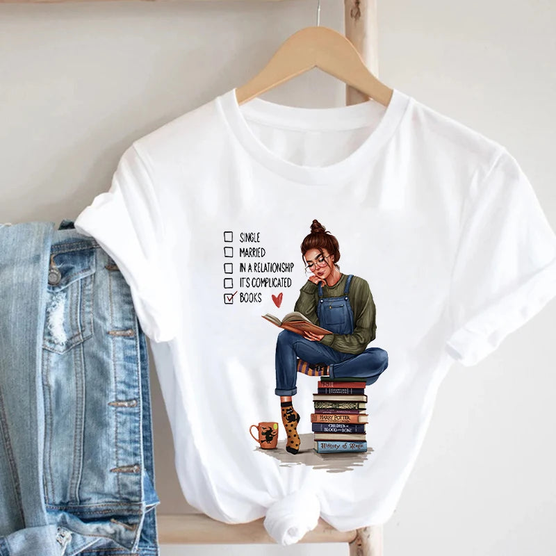 Relationship with Books Casual T-Shirt