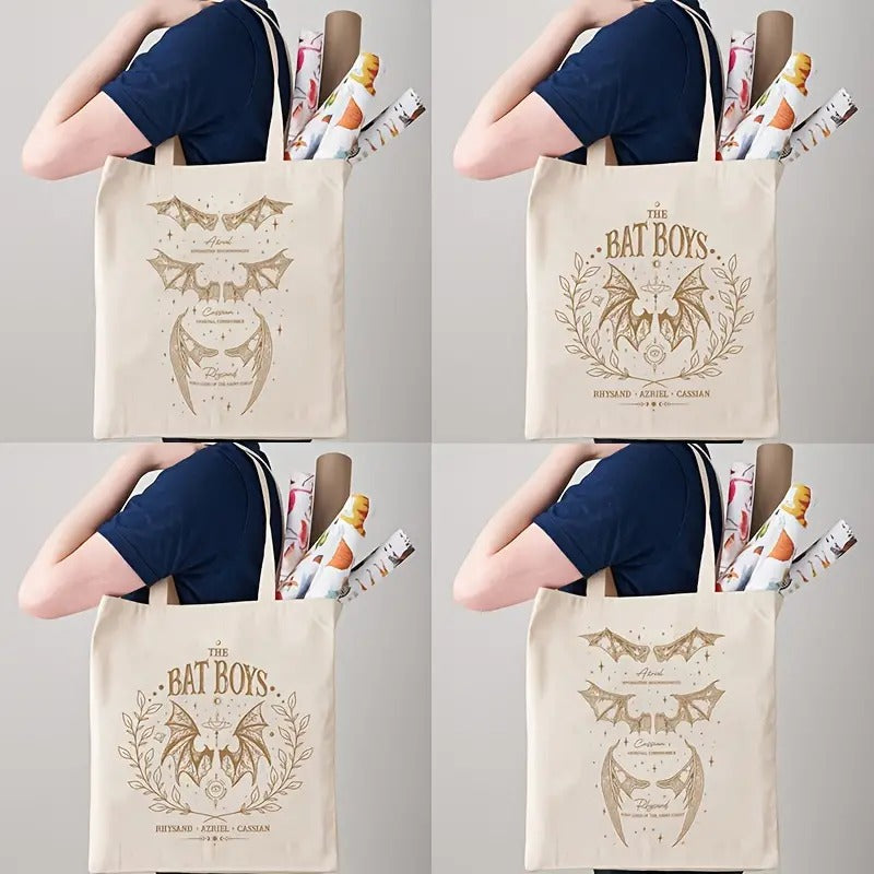 ACOTAR The Bat Boys Canvas Tote Bag