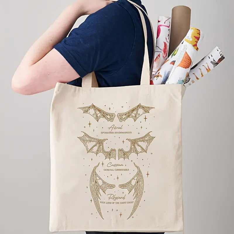 ACOTAR The Bat Boys Canvas Tote Bag