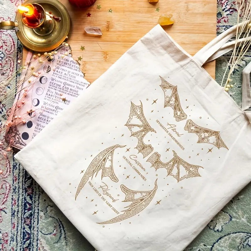 ACOTAR The Bat Boys Canvas Tote Bag