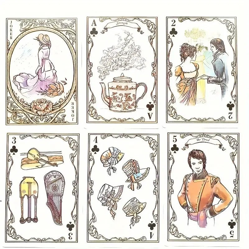 Jane Austen Tarot Card Deck without PDF Guidance