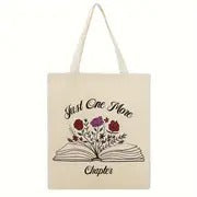 One More Chapter Canvas Tote Bag