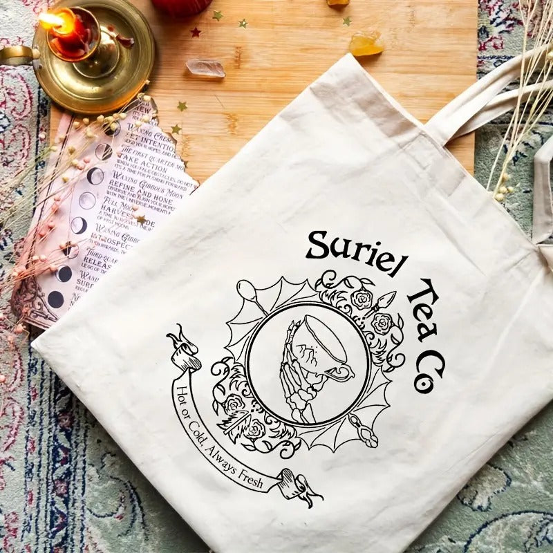 ACOTAR Suriel Tea Canvas Tote Bag