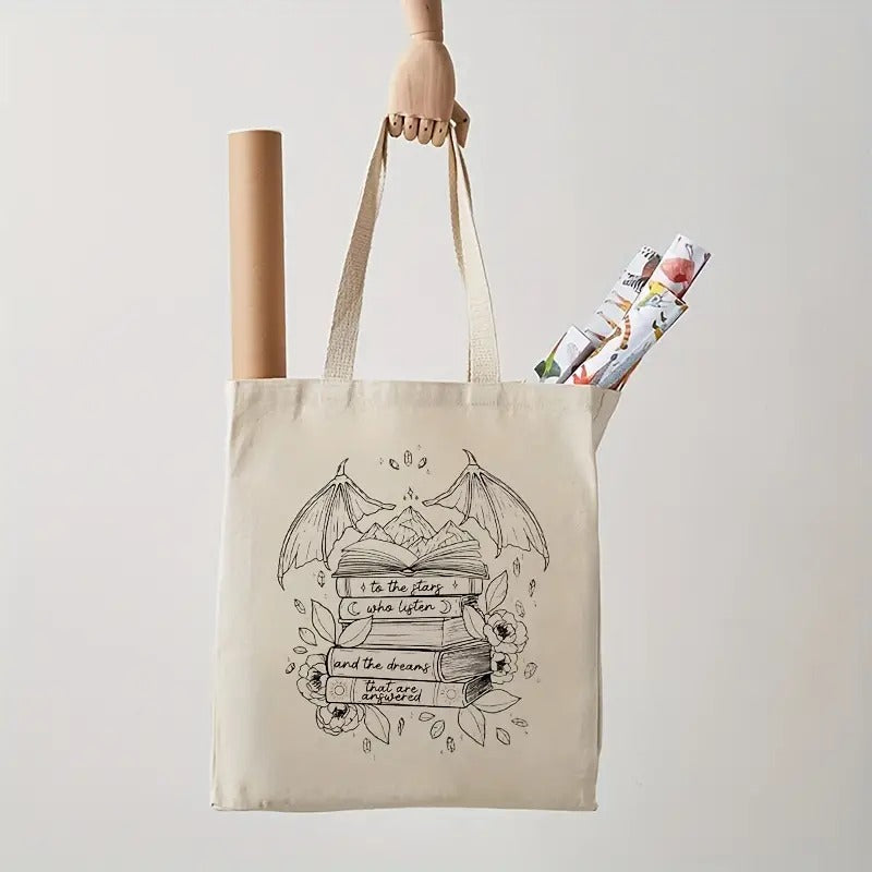 ACOTAR Valeris Wings Canvas Tote Bag