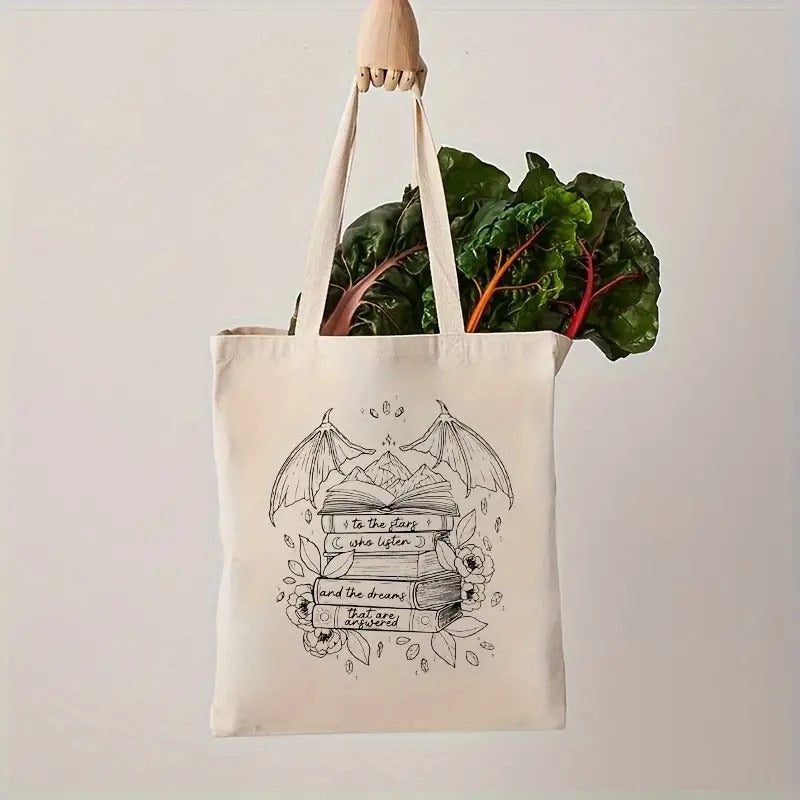 ACOTAR Valeris Wings Canvas Tote Bag