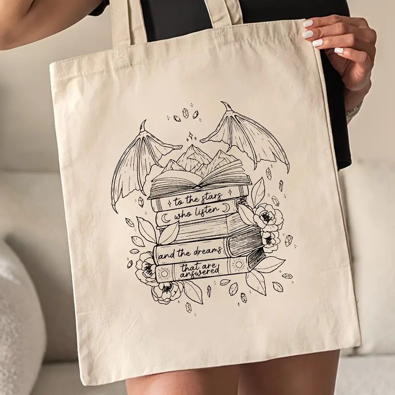 ACOTAR Valeris Wings Canvas Tote Bag