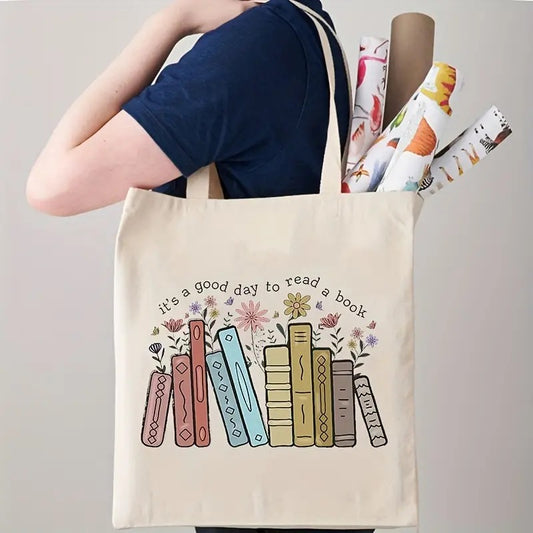 It's A Good Day To Read Book Canvas Tote Bag