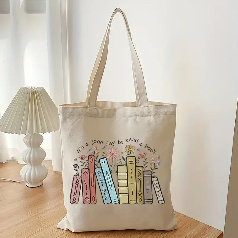 It's A Good Day To Read Book Canvas Tote Bag