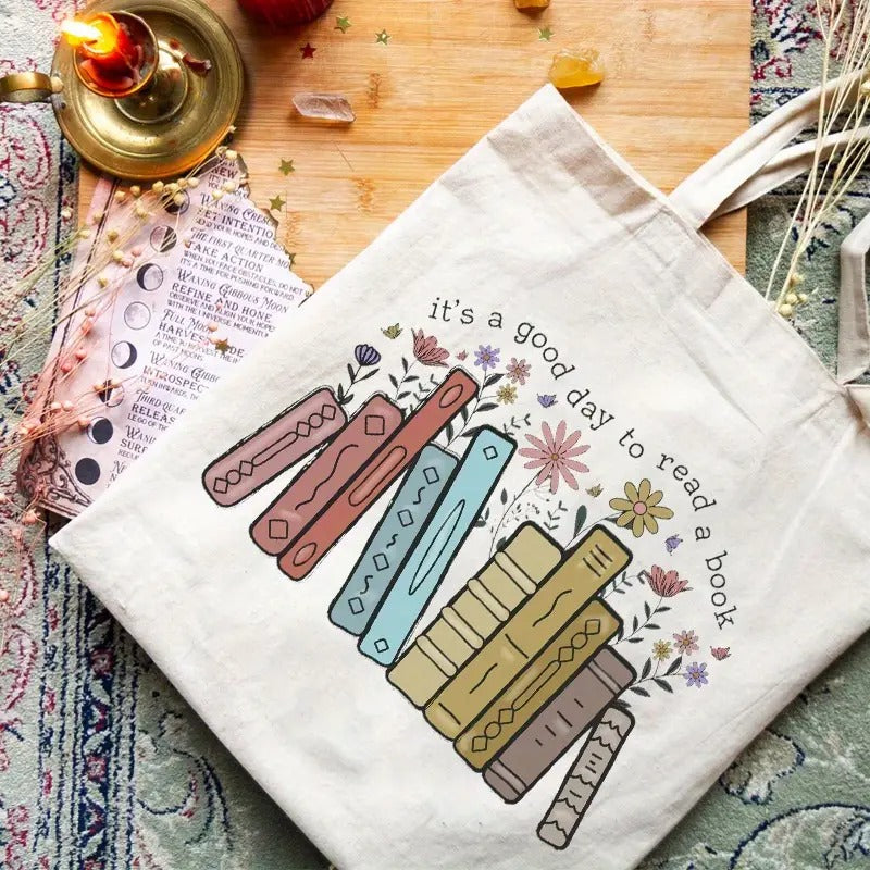 It's A Good Day To Read Book Canvas Tote Bag