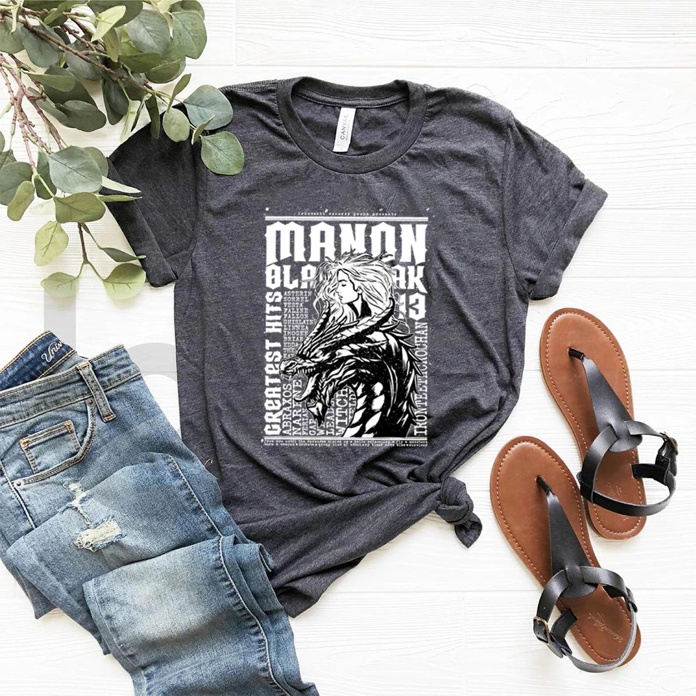 Manon Blackbeak Greatest Hits Band Festival Tee 