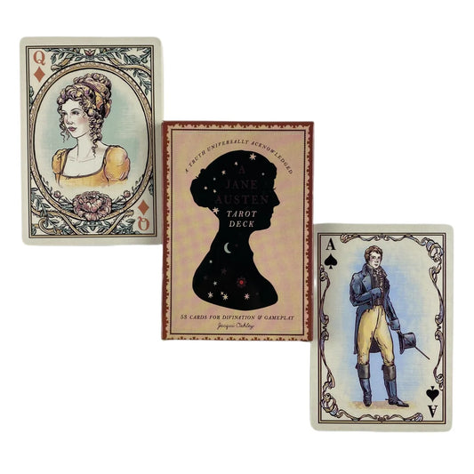 A Jane Austen Tarot Deck Card for Divination Gameplay Oracle Deck Card with PDF Guidance 