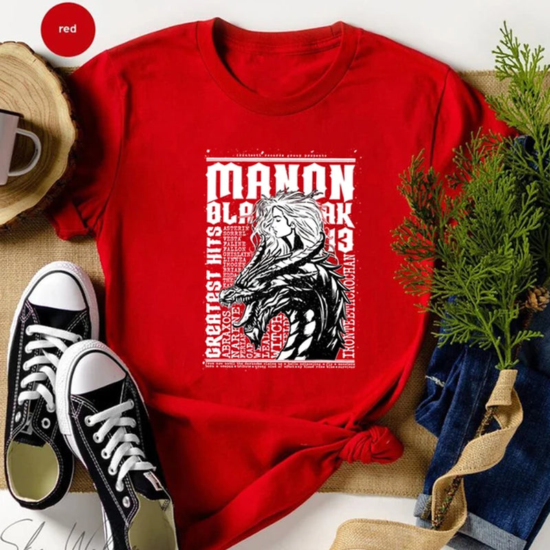 Manon Blackbeak Greatest Hits Band Festival Tee 