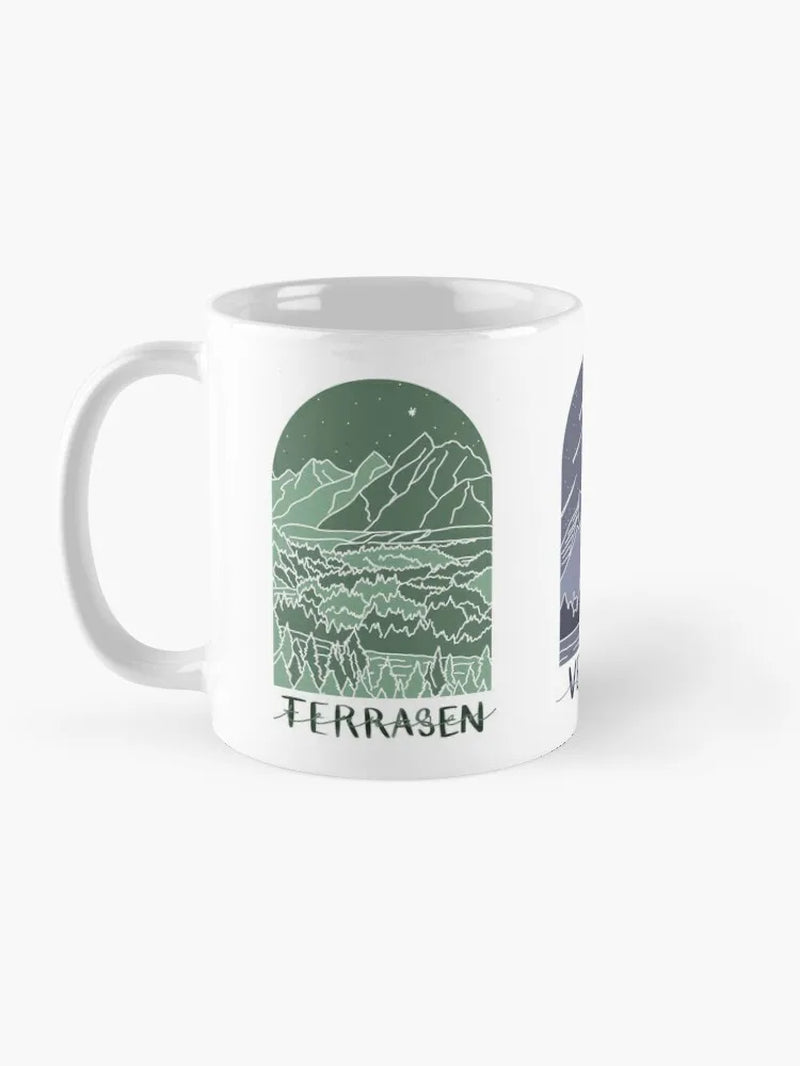 Terrasen, Velaris, and Crescent City Coffee Mug