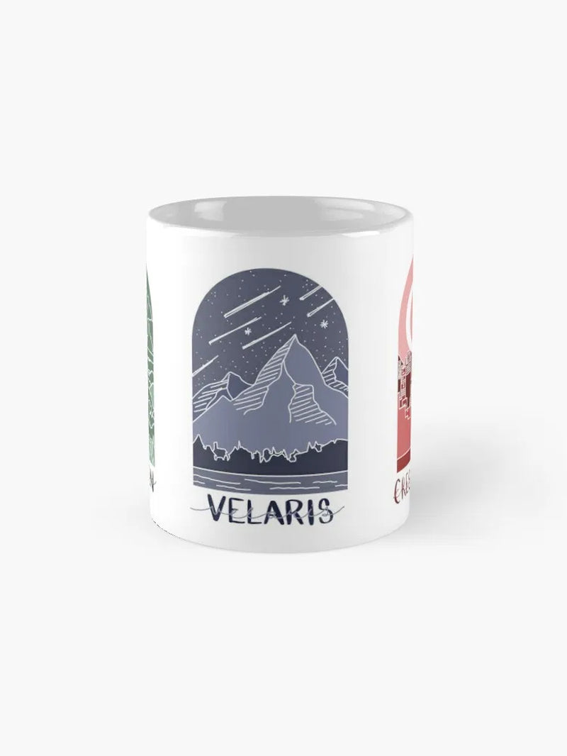 Terrasen, Velaris, and Crescent City Coffee Mug