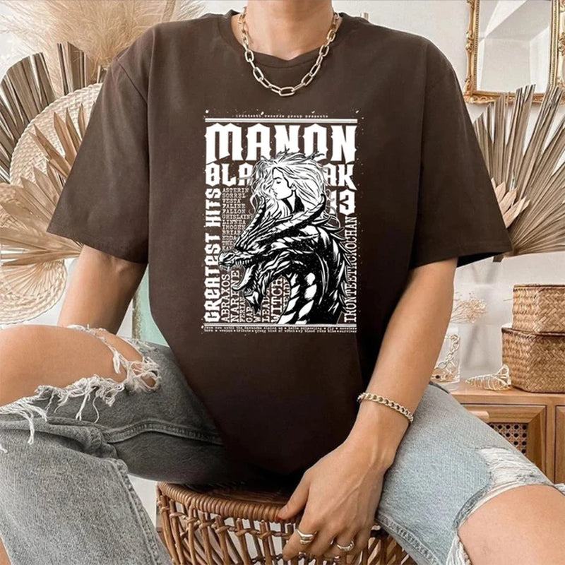 Manon Blackbeak Greatest Hits Band Festival Tee 