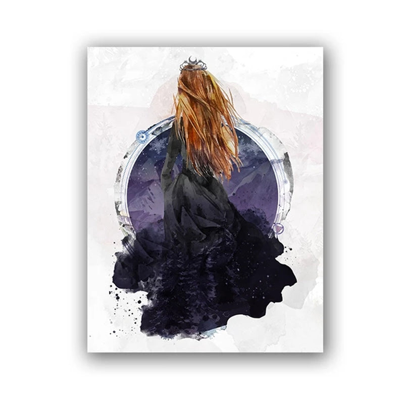 Feyre Canvas Watercolor Painting