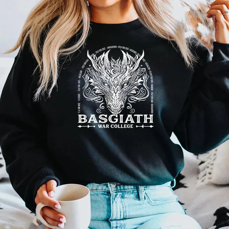 Fourth Wing Sweatshirt Dragon Rider Hoodie Xaden Riorson Romantasy Fantasy Bookish Pullover Dragon Rider Merch Booker Lover Tops