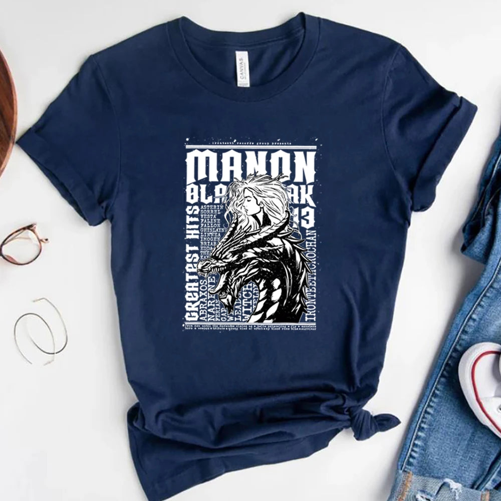 Manon Blackbeak Greatest Hits Band Festival Tee 